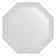 Mirror in the baguette frame, white minting 46 mm, 48.2x48.2 cm