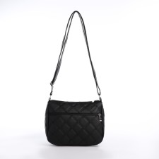 Bag Cross-Bodi with a zipper, black color