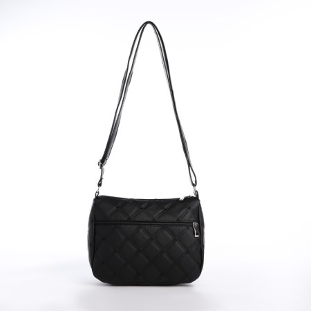 Bag Cross-Bodi with a zipper, black color