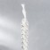 Current Cerosene Glass "Twisted Candle on the stand" Transparent 26x7x7 cm
