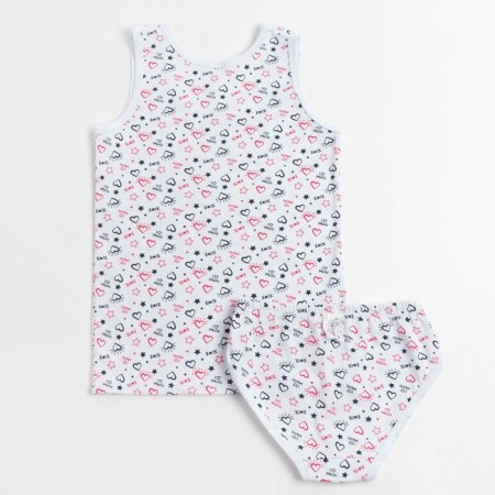 Set for girls, mix color, height 146 (40)-2