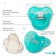 Nipple - silicone dummy orthodontic, from 0 months, with a cap, the color is turquoise