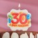 Candle for cake jubilee "30", 8 cm