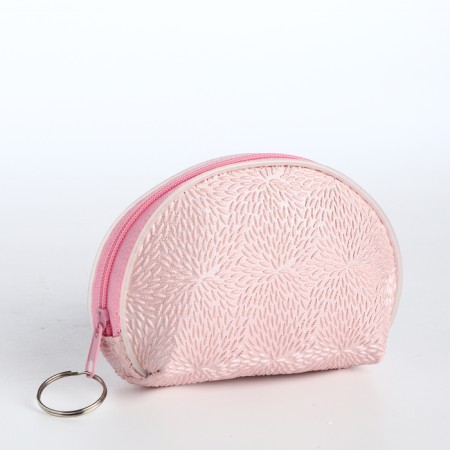 Women's wallet with lightning, pink color-1