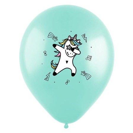 Shar Latex 12 “Cute unicorn”, pastel, set of 100 pcs., Mix color-4