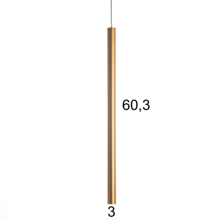 Lucas Lumber LED 5W 4000K matte gold 3x3x60-160cm-5