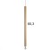 Lucas Lumber LED 5W 4000K matte gold 3x3x60-160cm