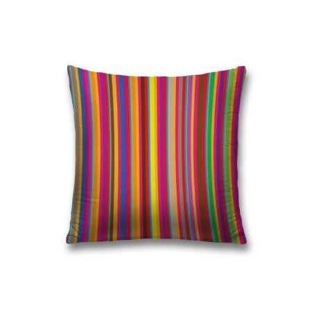 Decorative pillowcase "Strict rainbow", on a zipper, size 45x45 cm