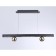 LED LED suspended Ambrella Light, Linetech, FL5956, LED, 18 W, 1350LUM, 4200K, black color, gold