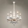 Siena chandelier 6he14 40W white-gold 60x60x117 cm