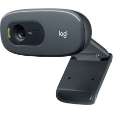 Camera Web Logitech HD Webcam C270 Black 0.9mpix (1280x720) USB2.0 with a microphone (960-000999 10045