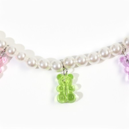 Neckia "Zhelynaya Bear" with beads, winx-3