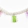 Neckia "Zhelynaya Bear" with beads, winx