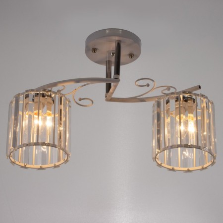Chandelier 91286/2 E27 40W white-chrom 46x15x25 cm Bayerlux-1
