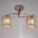 Chandelier 91286/2 E27 40W white-chrom 46x15x25 cm Bayerlux