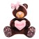 Soft toy "Milk with heart", 20 cm