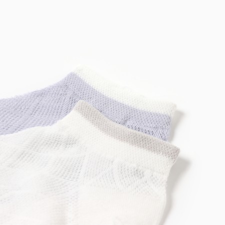 Set of female socks KAFTAN 2 pairs, p. 36-39 (23-25 ​​cm), blue/white-3