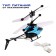 Walking helicopter, light, USB, blue color