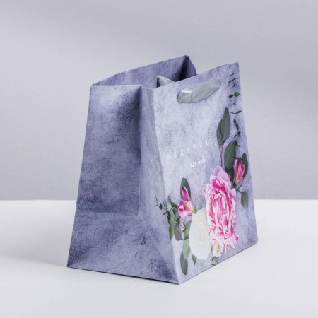 Gift Laminated Square, packaging, “only for you”, 14 x 14 x 9 cm-2