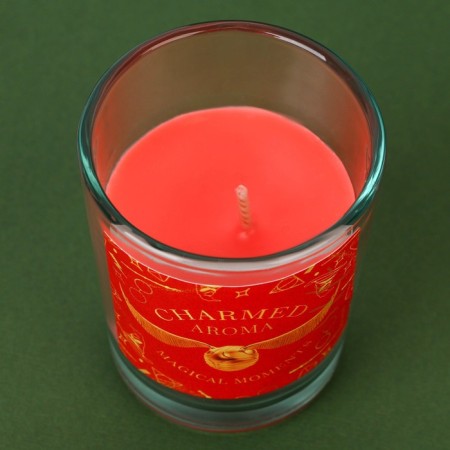 New Year's candle in a glass "Charmed Aroma", vanilla aroma-3