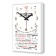 Carty clock is wall-mounted, interior "kitchen rules", smooth move, 1AA, 57 x 35 x 4 cm