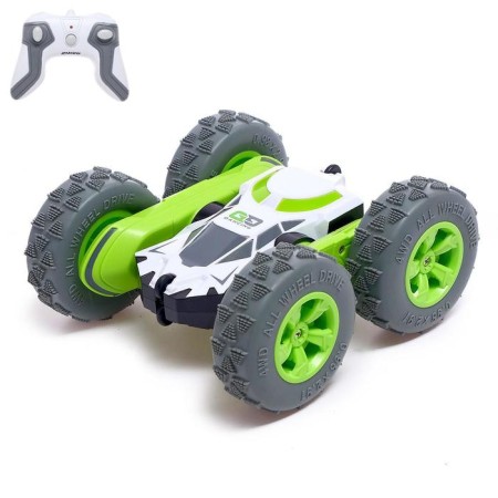 Radio-controlled car-controlled “Tricky” car, works on the battery, the color is green