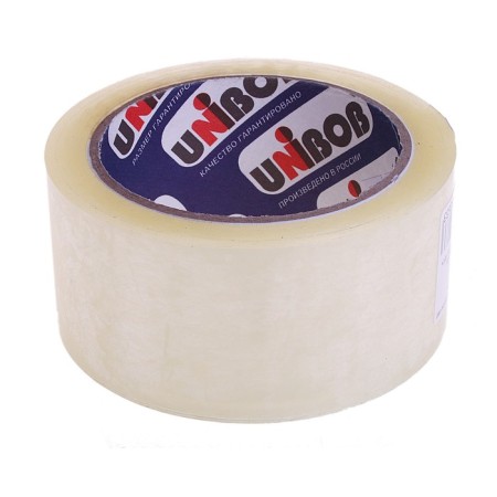 Adhesive tape Unibob 48mm*66m 45 μm, transparent, individual packaging