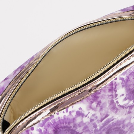Lightning cosmetic bag, purple color-2