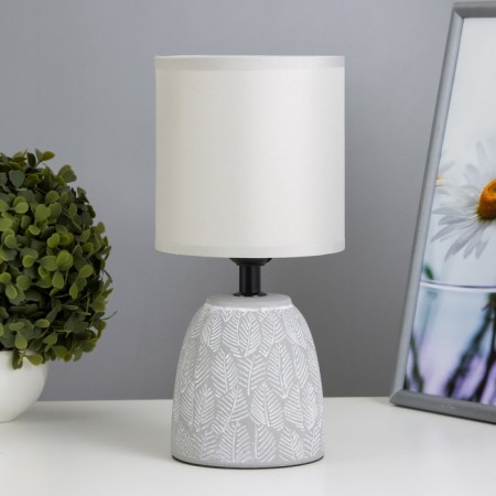 Lensi table lamp E27 40W gray 13x13x27.5 cm