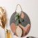 Hooks decorative wood "Abstraction. Mountains. Flower" 1.5x23.4x22.5 cm