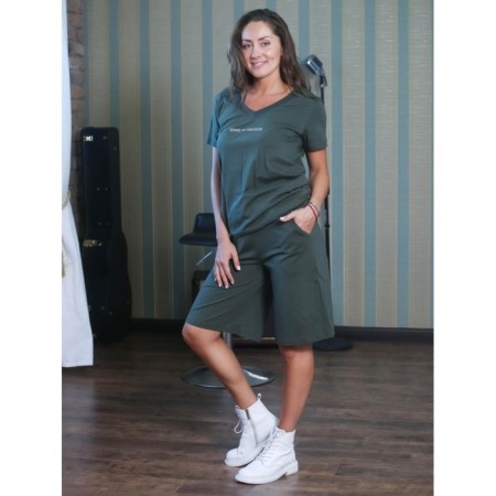 Women's costume Sense of Freedom, size 44, Khaki Color-2