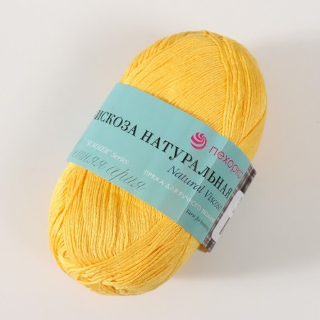 Yarn "Natural viscose" 100% viscose 400m/100g (12 yolk)-1