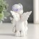 Polystone souvenir "Snowthrough angel with lavender, in a wreath of lavender" mix 7.2x4.8x4 cm