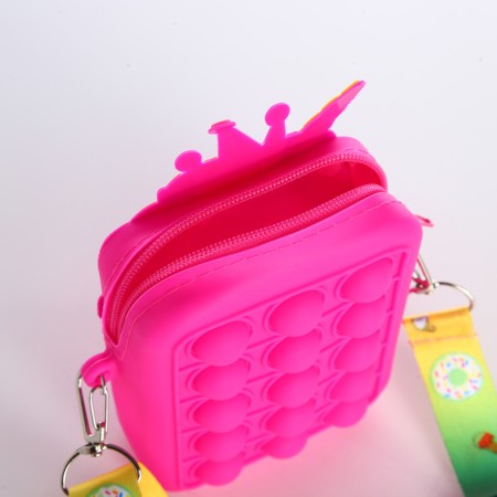 Bag's bag with lightning, raspberry color-2