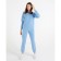 Women's costume (sweatshirt, trousers) minku: Casual Collection Blue color, size 46