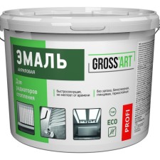 Enamel for heating radiators Acrylic Gross’art Profi, 0.9 kg