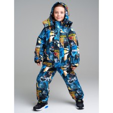 Winter kit for the boy PlayTode: jacket and semicunner, height 110 cm