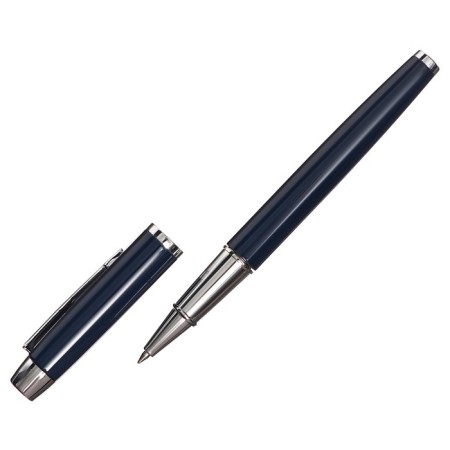 Organizer on the rings of A6+, 80 sheets, leatherette, with a stream, a line, with a handle, in a gift box, blue-9