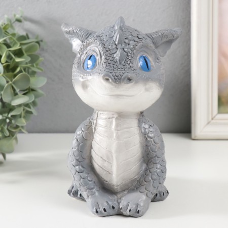 Dragon figure 18x10x12.5 cm, blue eyes-1