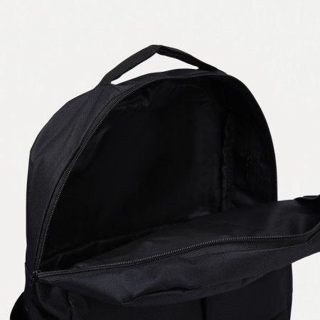 Set of men's backpack on a zipper with USB, external pocket, cosmetic bag, bag, black color-4