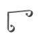 Bracket for kashpo mod.1 17 cm, black