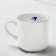 Ceramic "Swallow" mug, 300 ml, white color