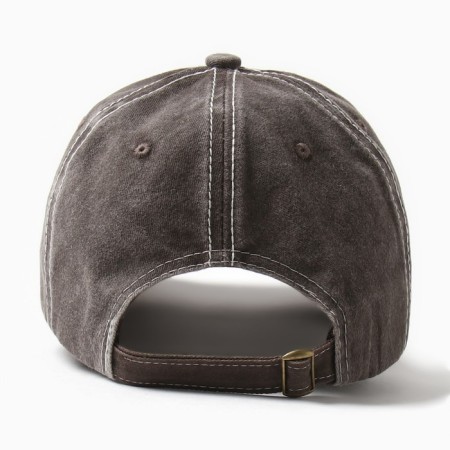 Men's cap Minaku "Leopard", brown color, rr 56-58-2