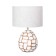 Camilla table lamp E27 40W white-chocolate 27.5x27.5x42.5 cm Risalux