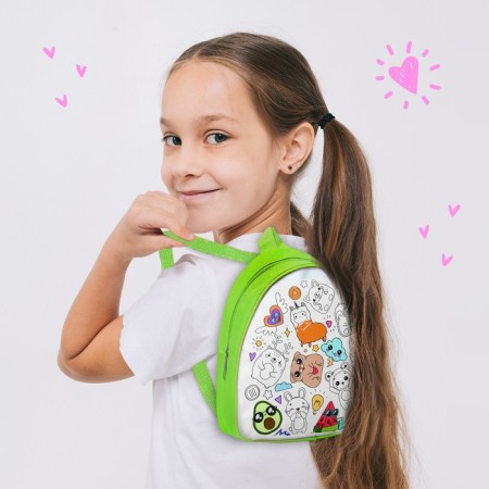 Backpack Painting "Stickers"-4