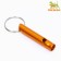 Small metal whistle for dogs, 4.6 x 0.8 cm, gold