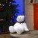 LED figure "Bear" 16 × 17 × 20 cm, phlock, batteries CR2032x2 (not in the kit), glow warm white