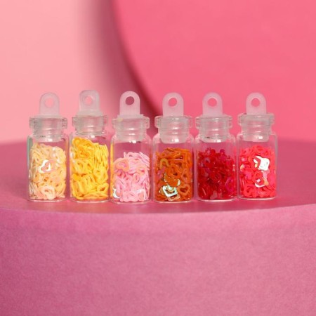 Set of sequins for Winter Mood nail decor, 12 colors-1