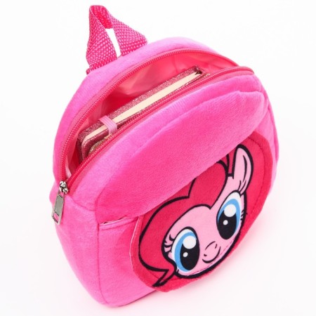 Blue backpack on a zipper, with a pocket, 19 x 22 cm "Pink Pai", My Little Pony-3