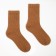 Socks with fluff of a camel female, red color, size 35-37